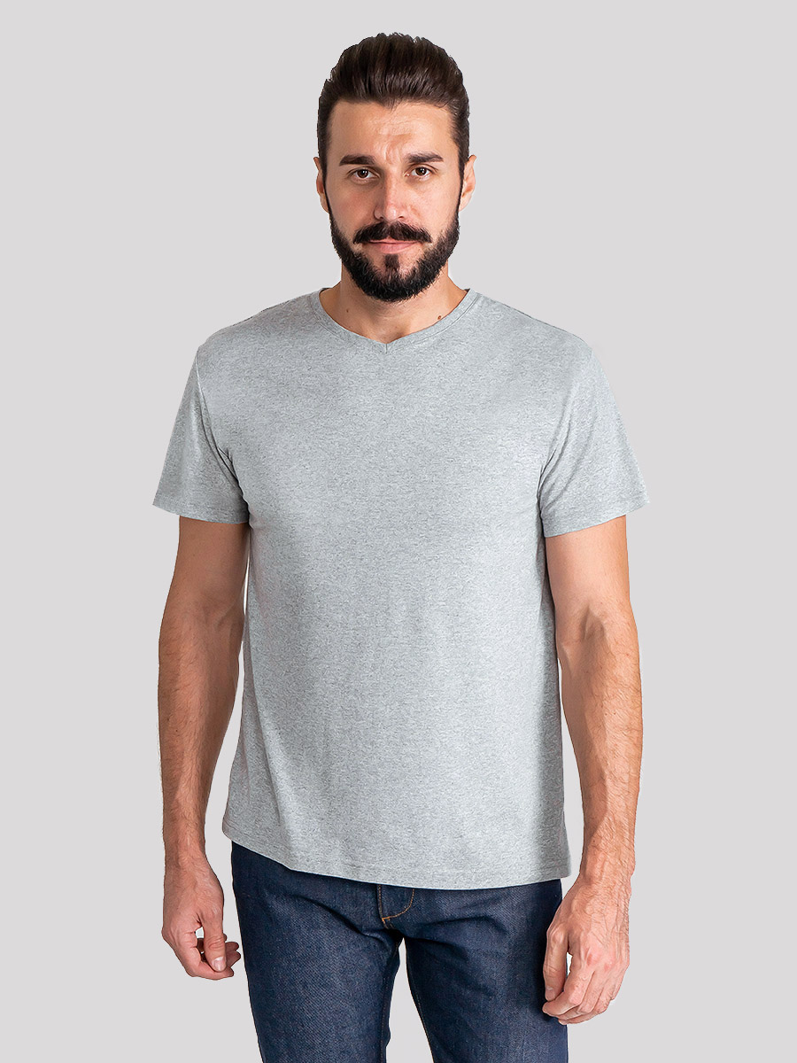 G146-RM-0001 (св.серый м.) Футболка мужская короткий рукав