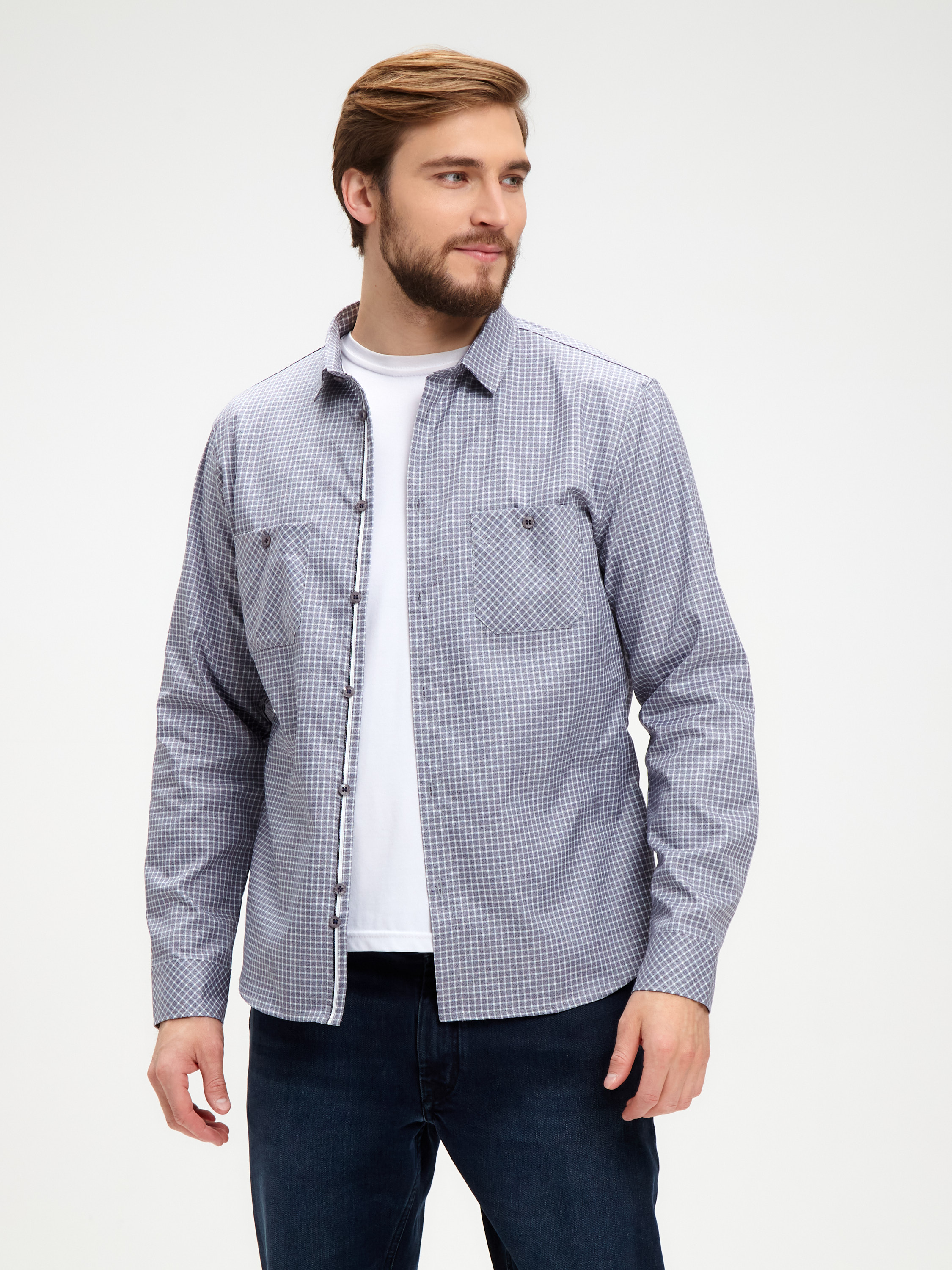 S315/111/3519/ZN/1p Сорочка мужская длинный рукав