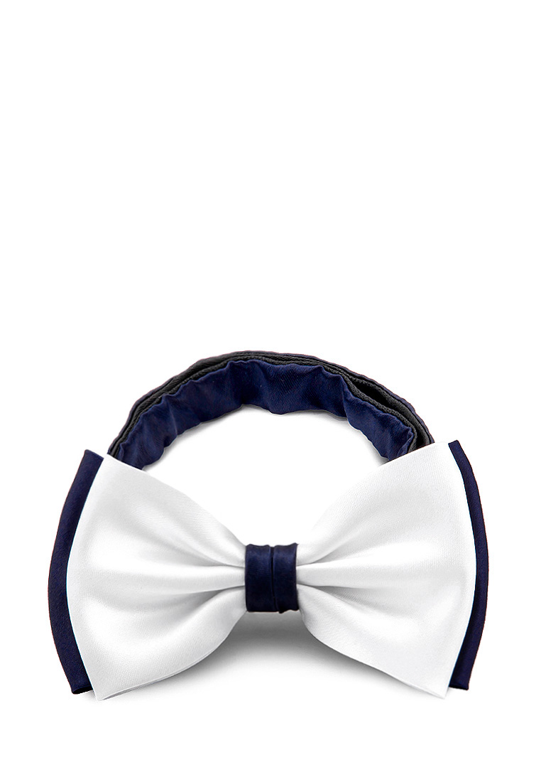 Greg-poly 20-белый+т.син одн.1.176 Галстук-бабочка мужской