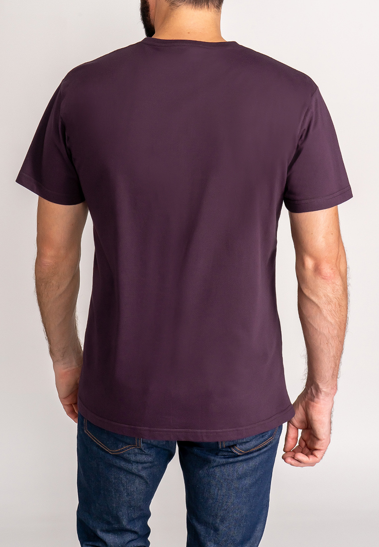 G145-RD-7020 (фиолет) Футболка мужская короткий рукав