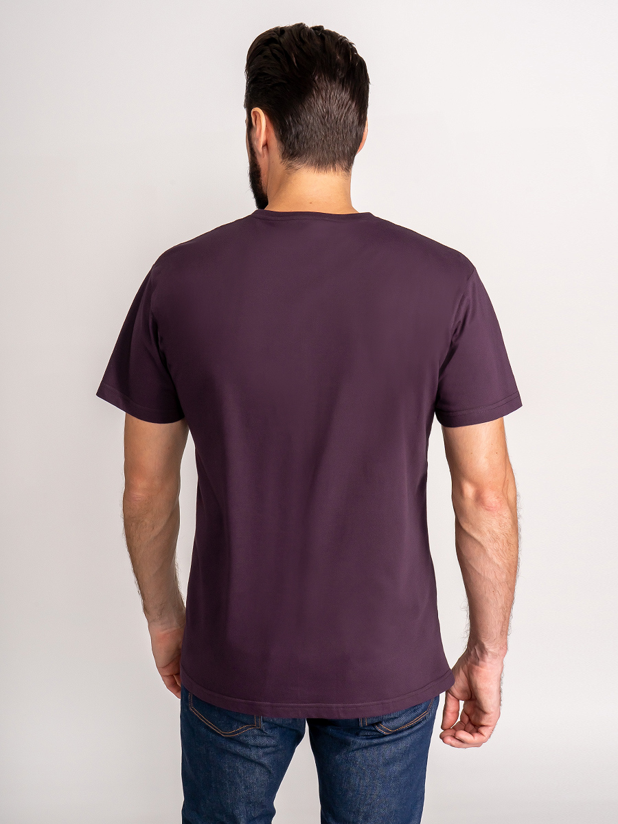 G145-RD-7020 (фиолет) Футболка мужская короткий рукав