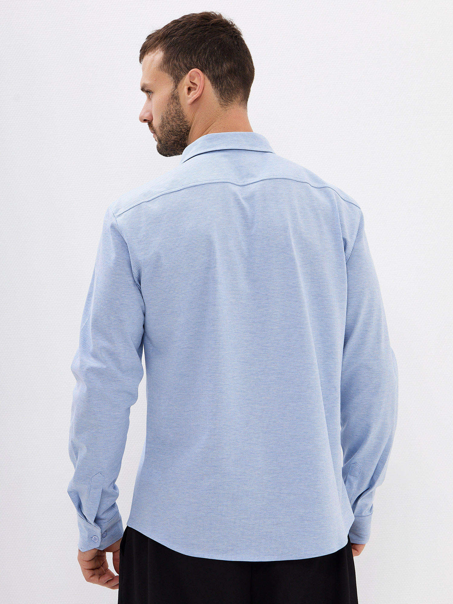 SK213/131/7328/ZN/1p Рубашка трикотажная мужская