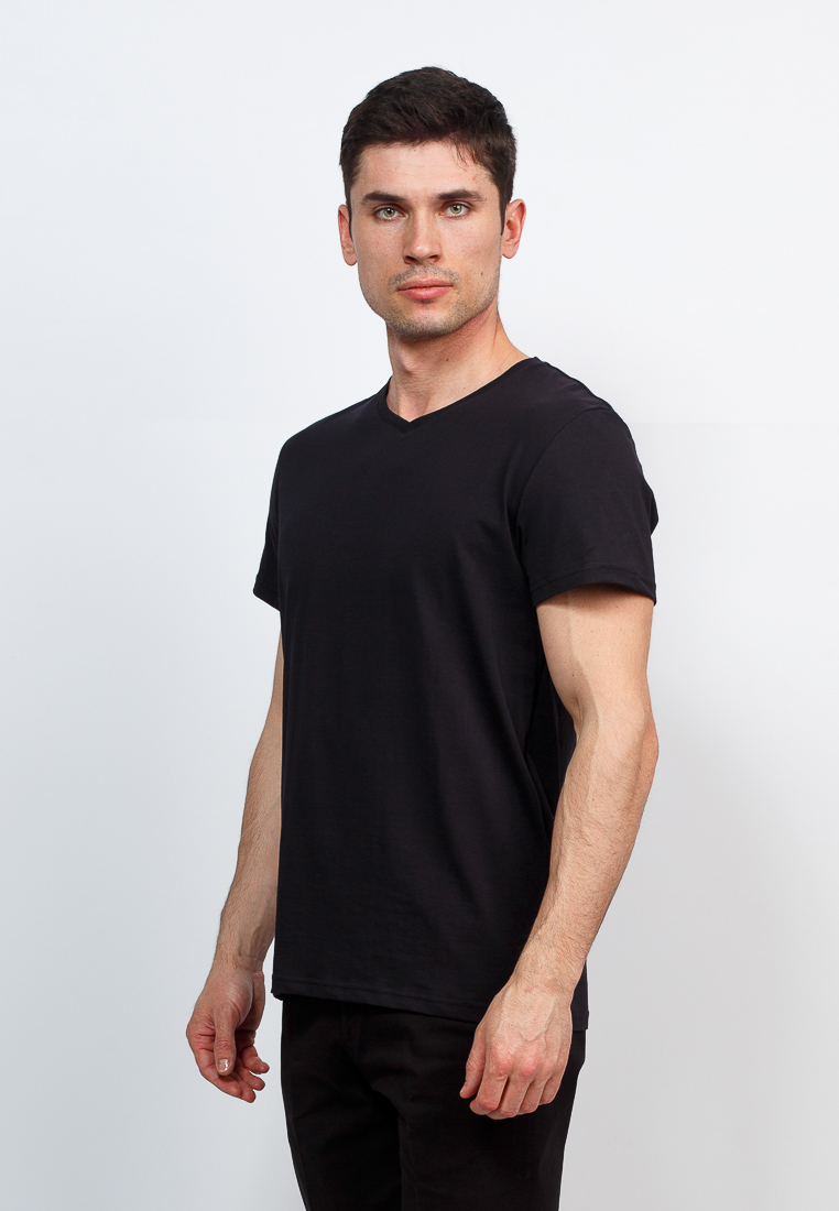 TS524V (черный) Футболка мужская короткий рукав