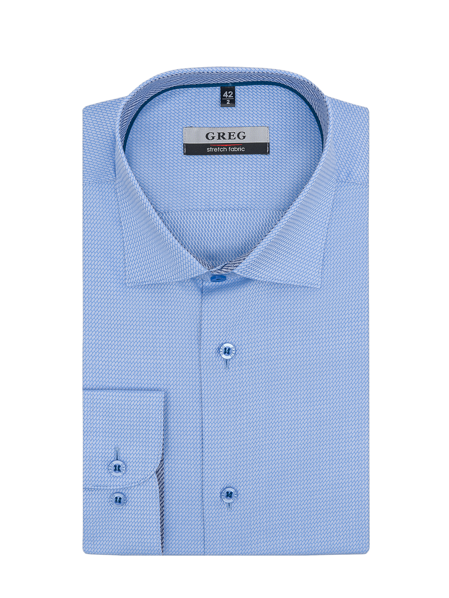 213/137/1339/Z/1 STRETCH_V Сорочка мужская длинный рукав