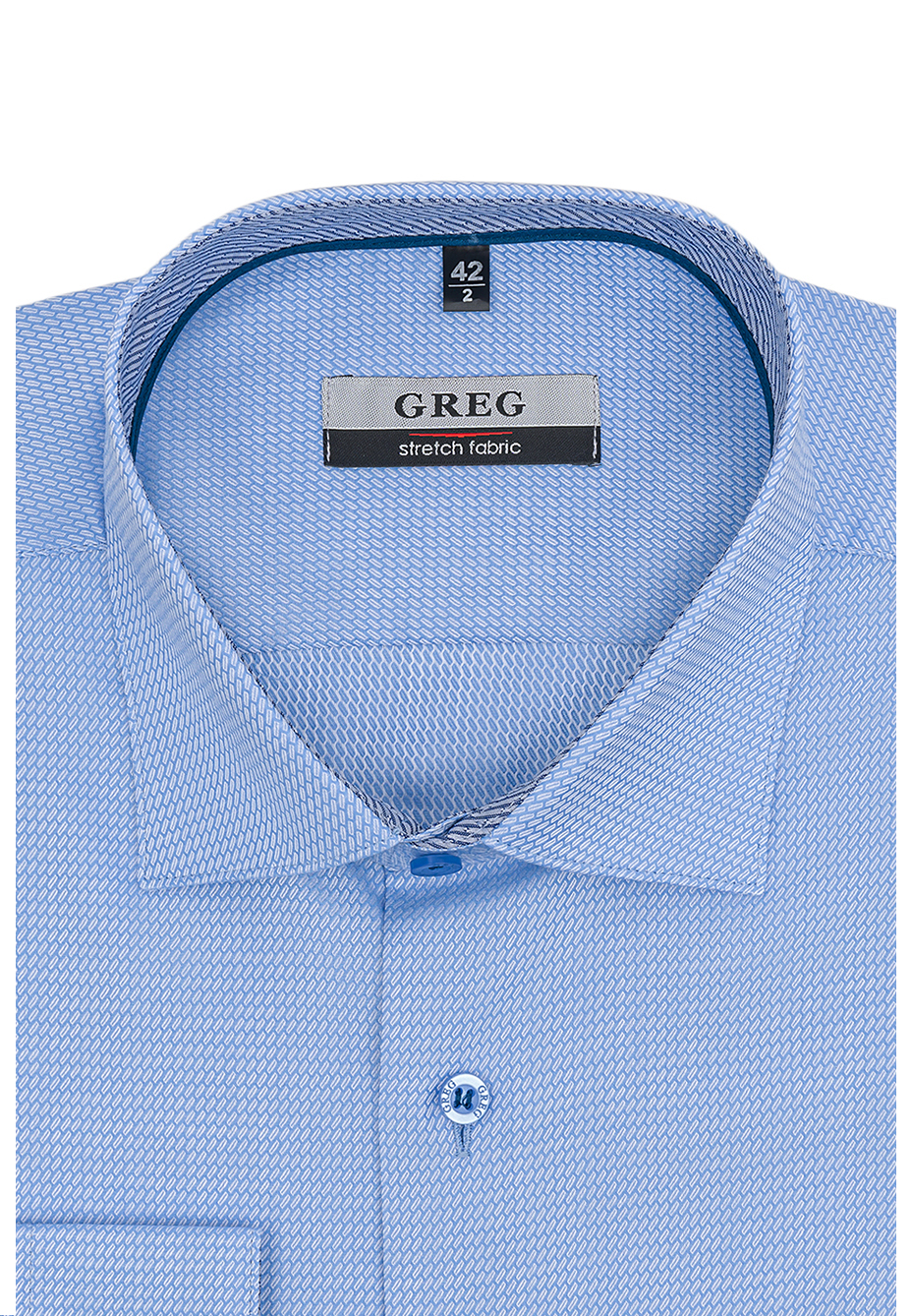 213/137/1339/Z/1 STRETCH_V Сорочка мужская длинный рукав