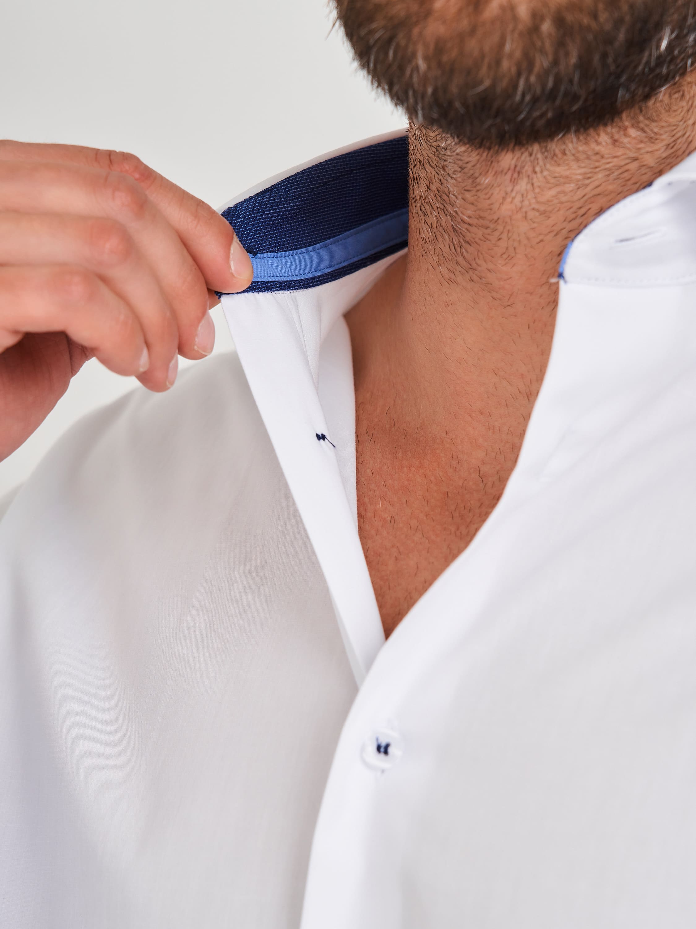 c100/157/ice/Z/12p Сорочка мужская длинный рукав