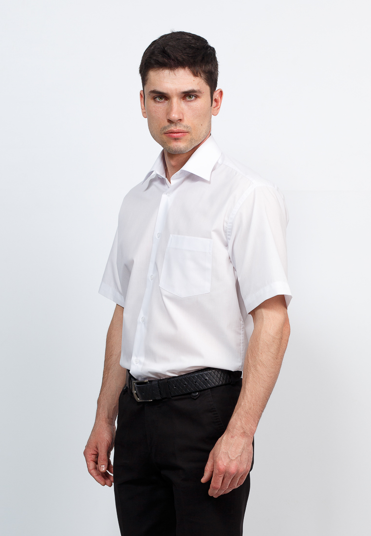 c100/0/ice Сорочка мужская короткий рукав