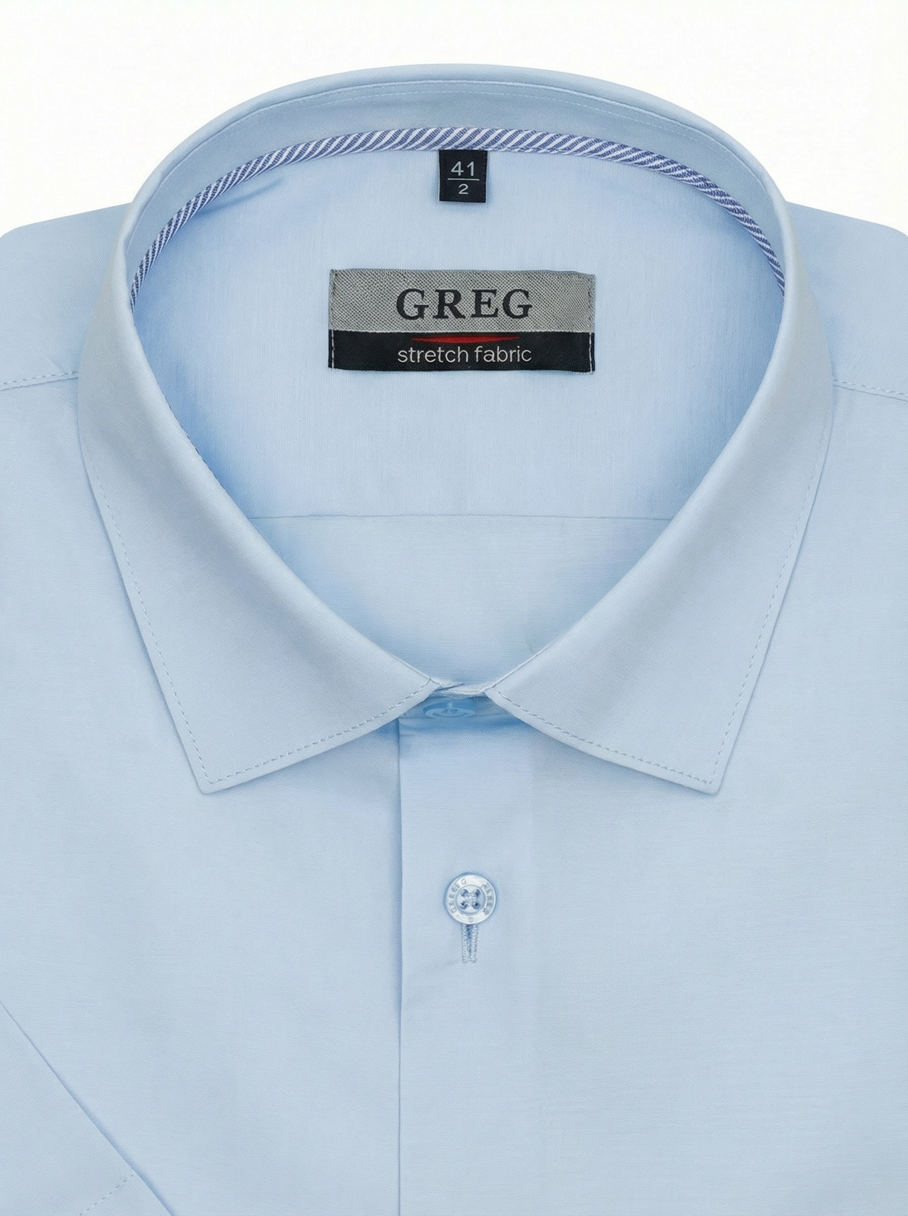 210/207/0197/ZN/1p STRETCH_TW Сорочка мужская короткий рукав