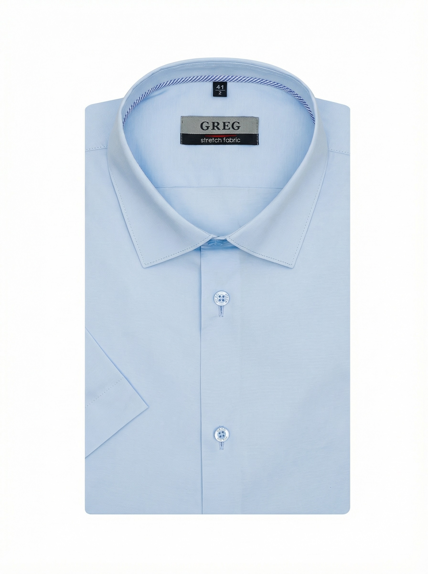 210/207/0197/ZN/1p STRETCH_TW Сорочка мужская короткий рукав