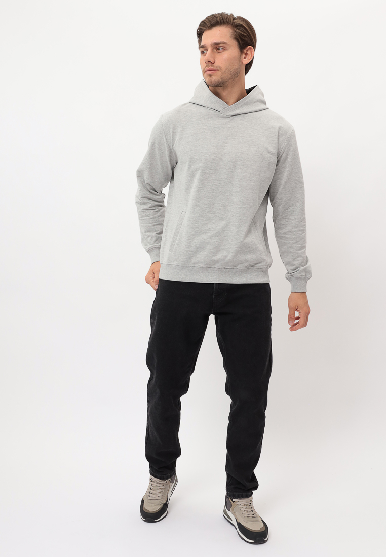 G173-OZ02-28 (св.серый м.) Худи мужское