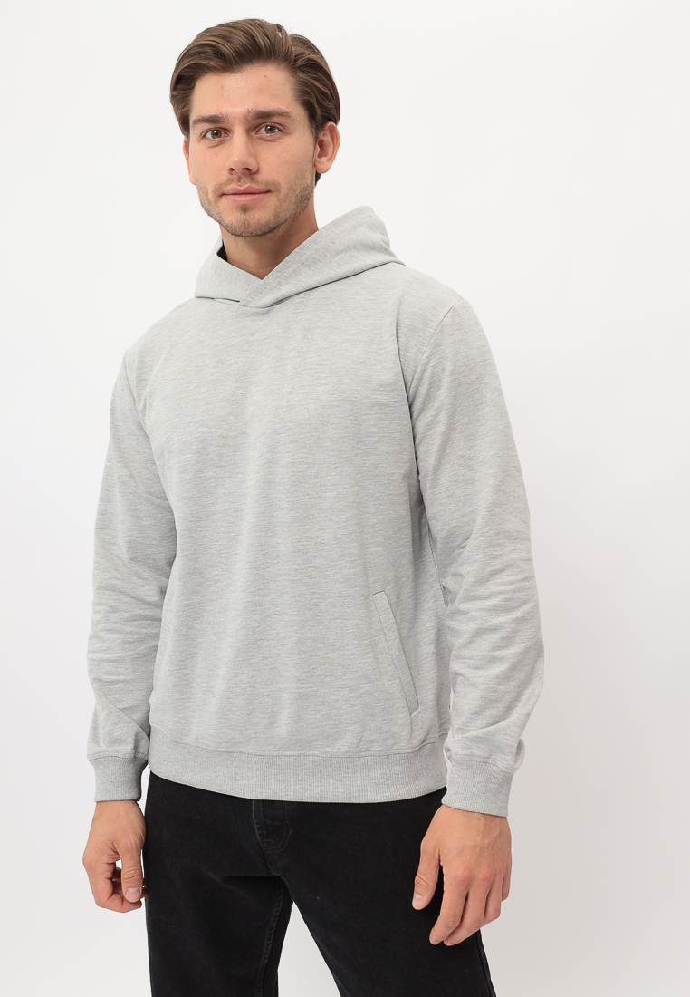 G173-OZ02-28 (св.серый м.) Худи мужское