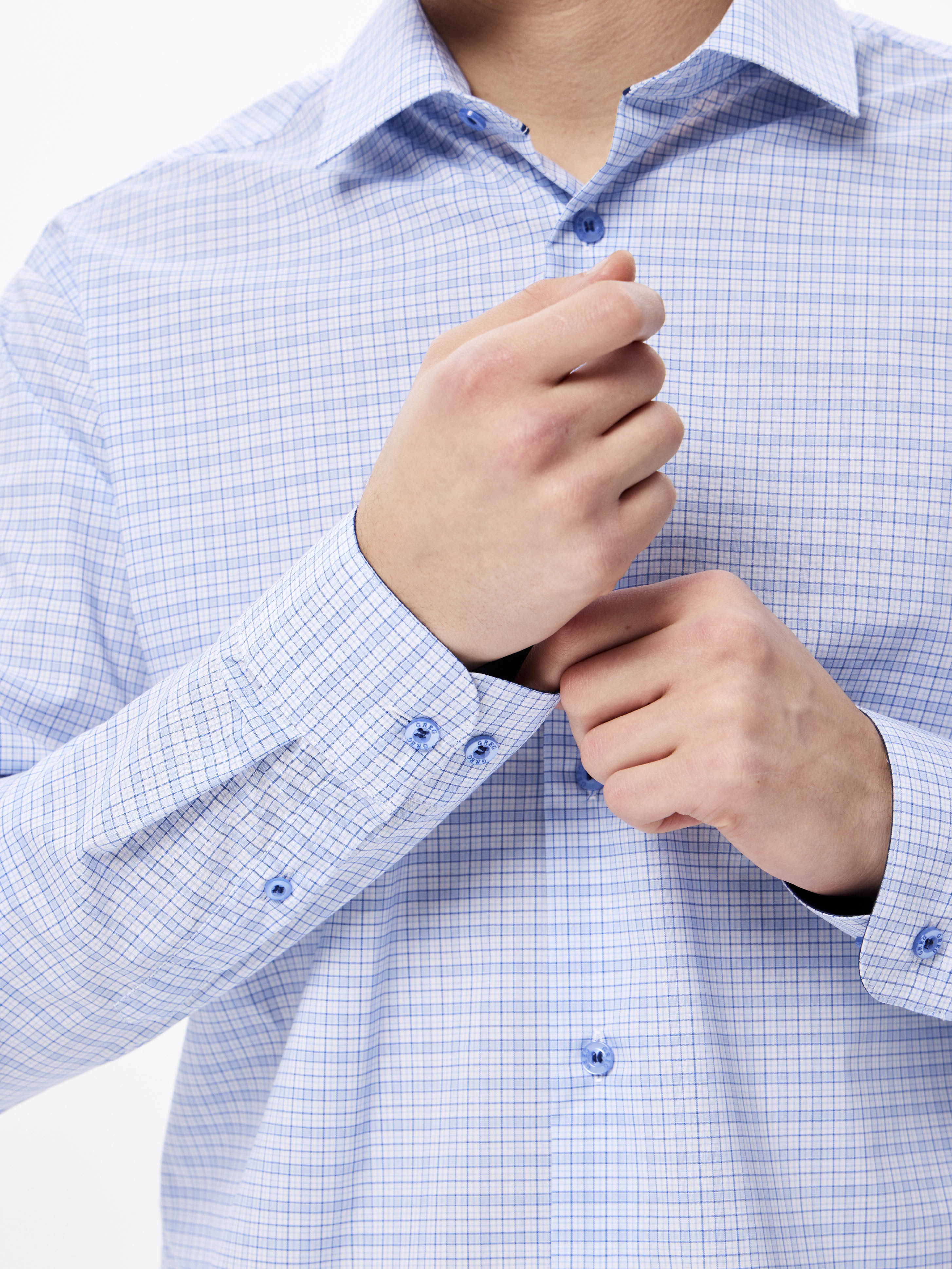 225/238/3102/Z/1p STRETCH Сорочка мужская длинный рукав