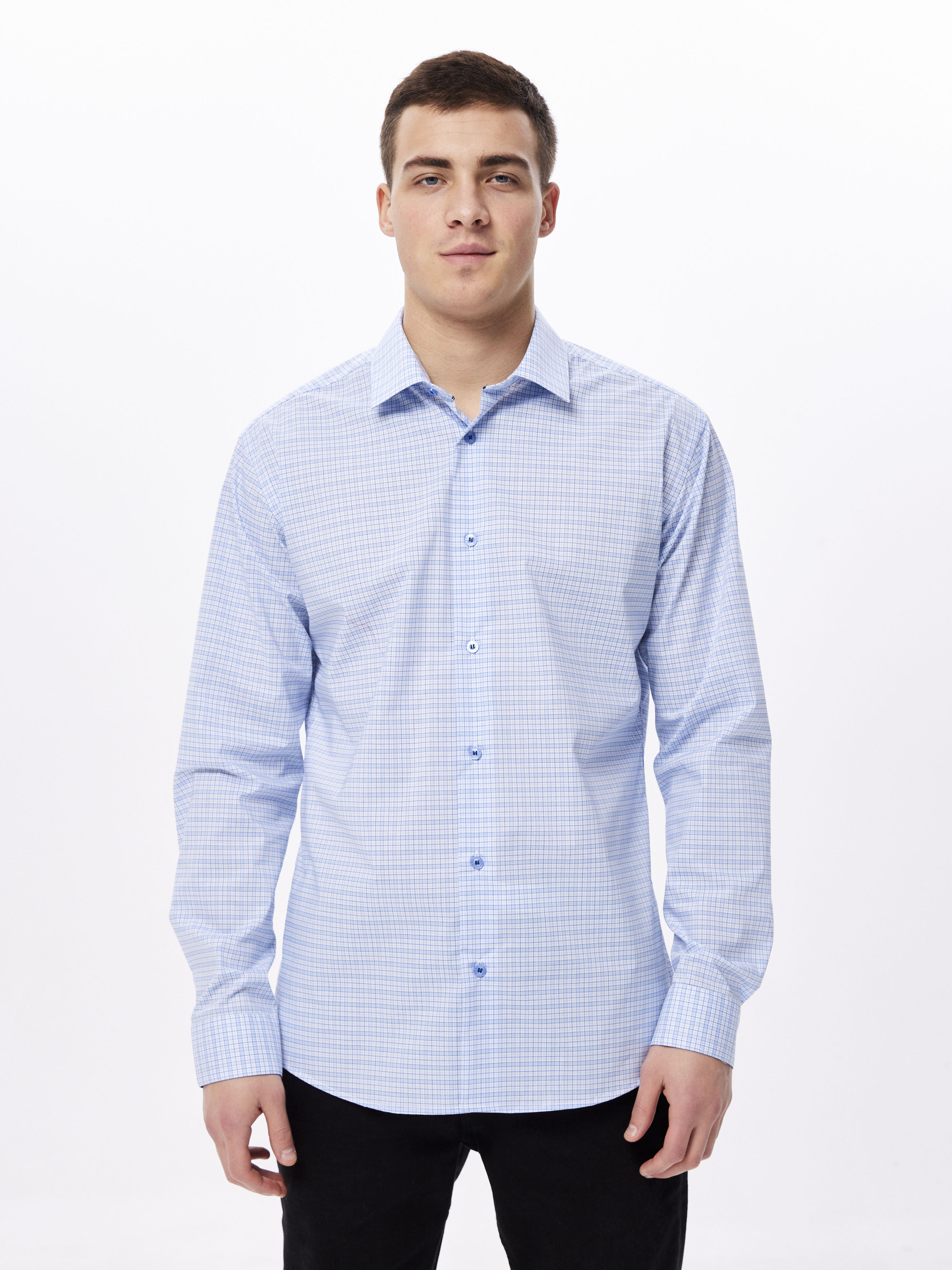 225/238/3102/Z/1p STRETCH Сорочка мужская длинный рукав