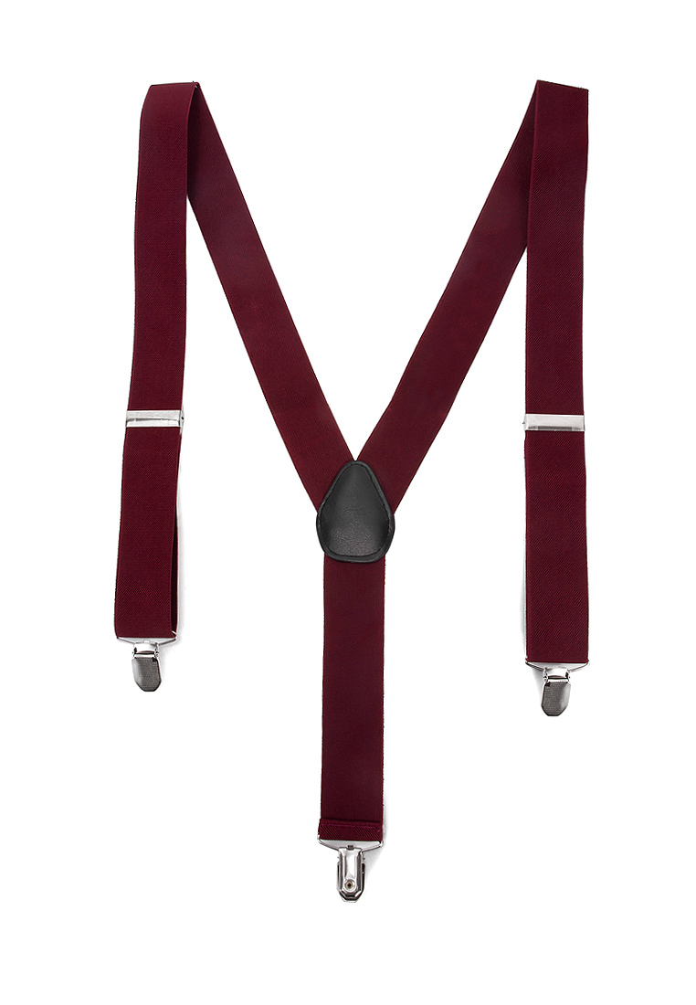 G-1-51 одн бордо Подтяжки мужские в коробке