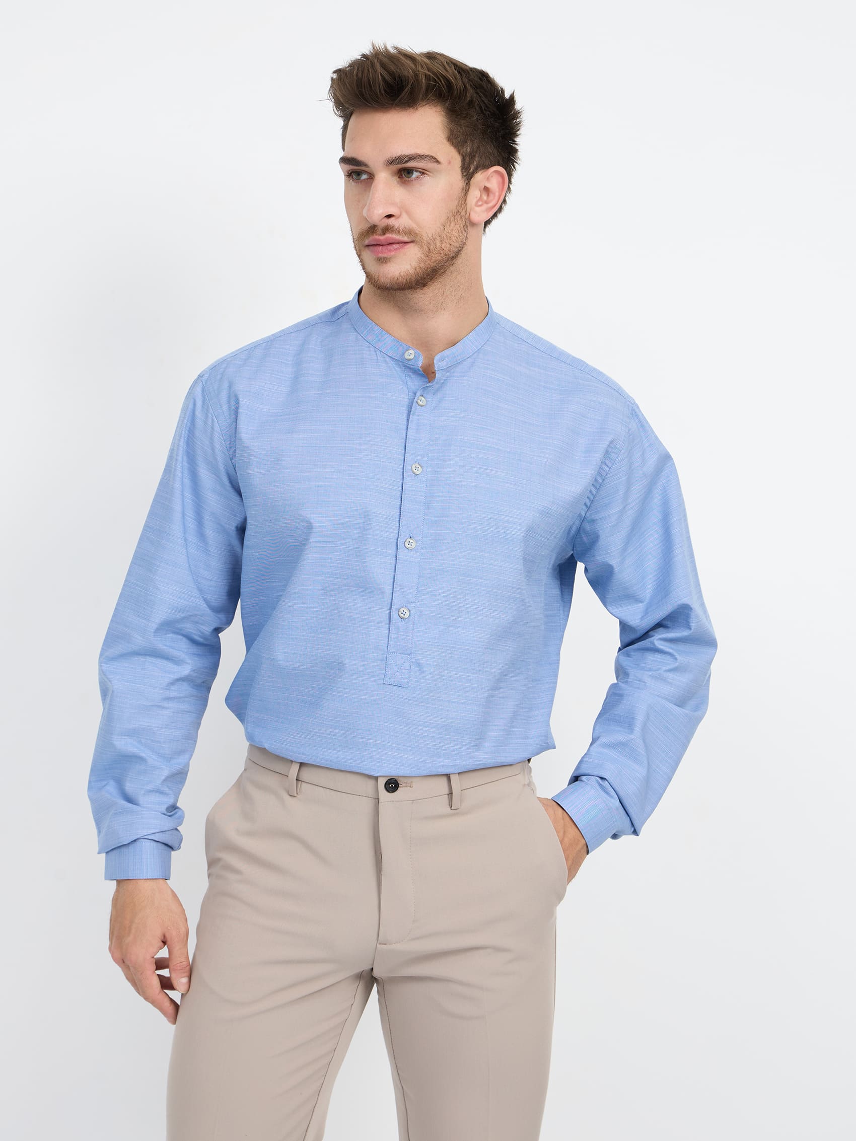 213/011/1700/Z/C/P Сорочка мужская длинный рукав