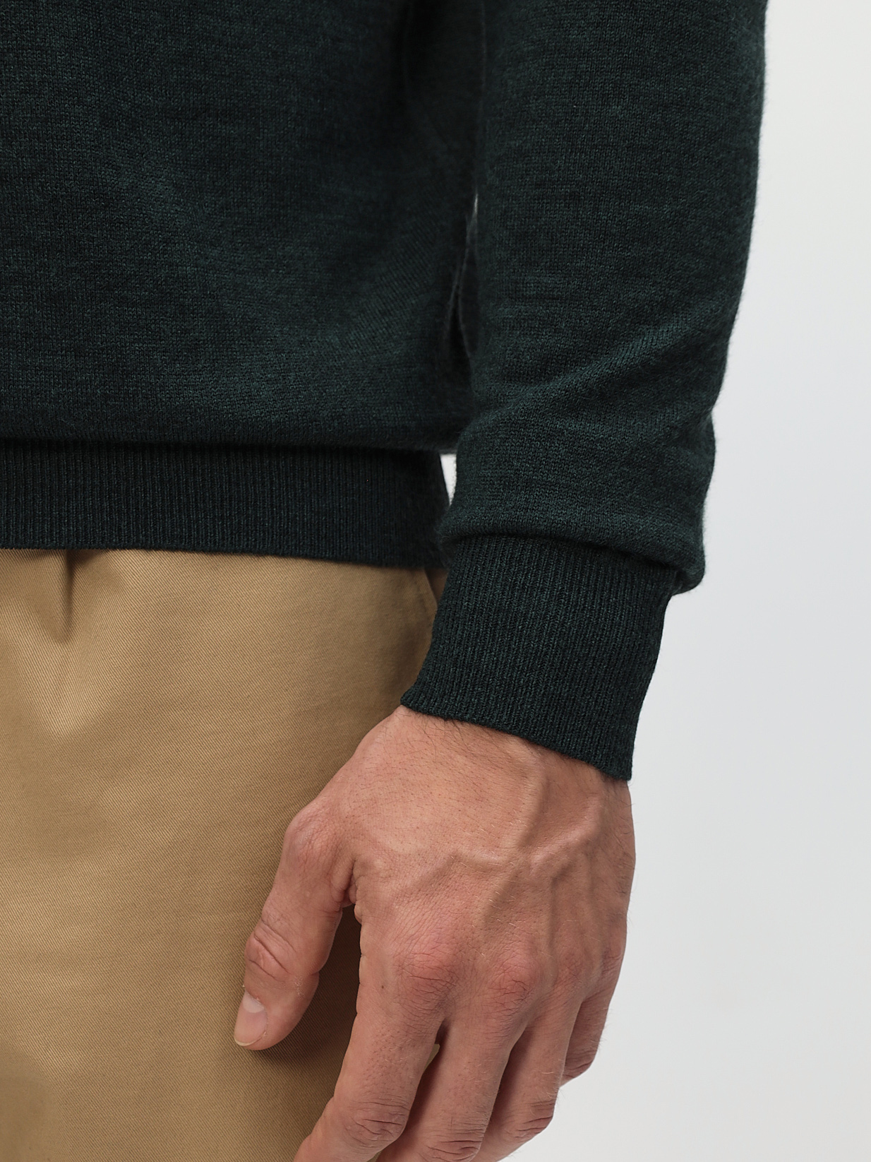 G122-CT 205438 (зелёный) Джемпер мужской