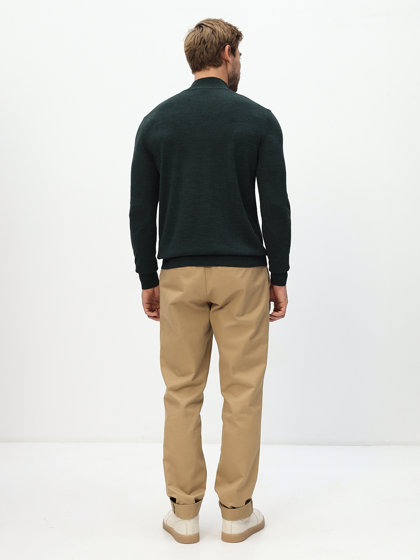 G122-CT 205438 (зелёный) Джемпер мужской