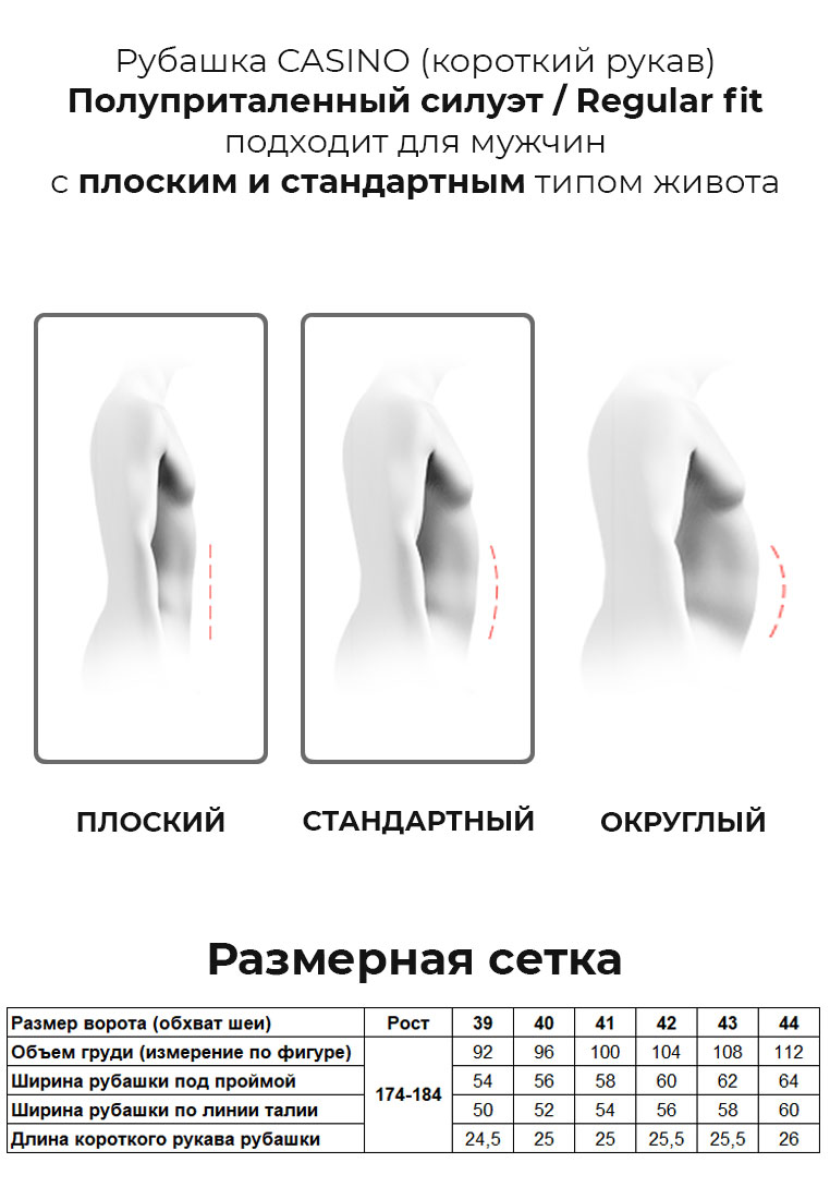 c730/057/pur/Z/1p Сорочка мужская короткий рукав