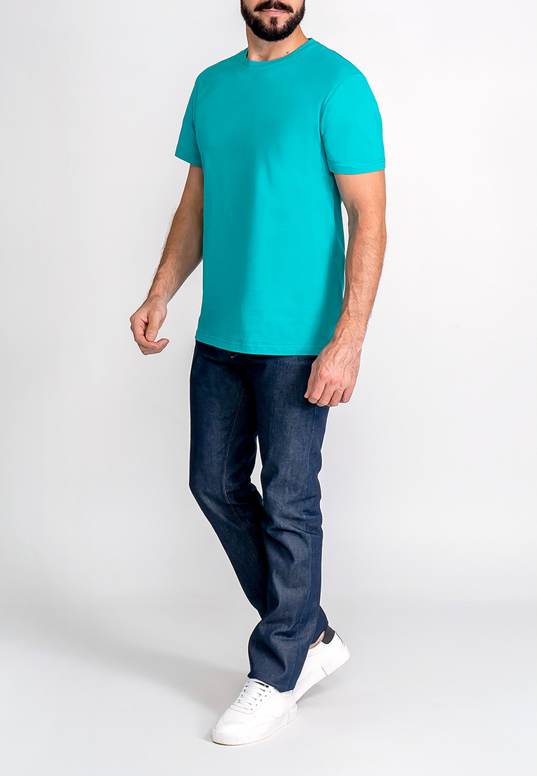 G145-RD-2011 (ментол) Футболка мужская короткий рукав