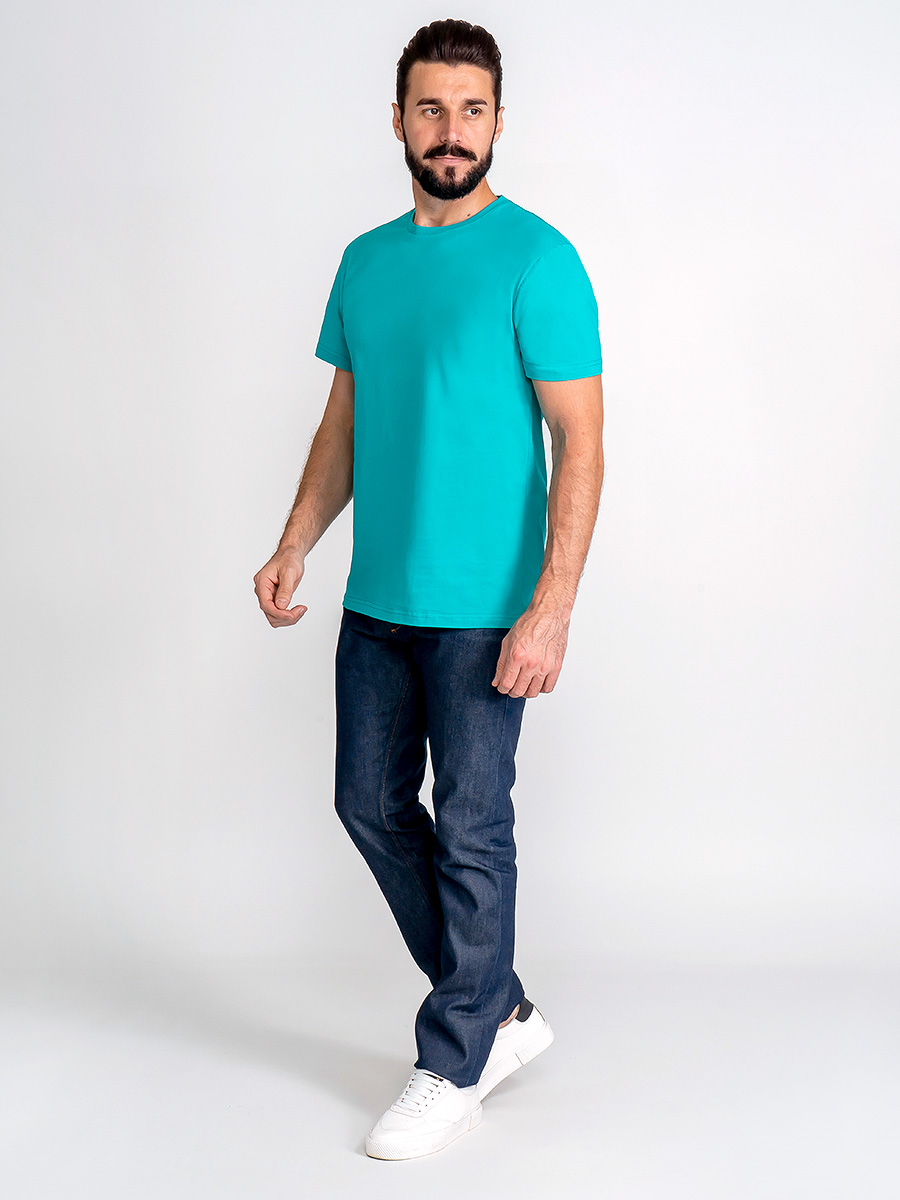 G145-RD-2011 (ментол) Футболка мужская короткий рукав