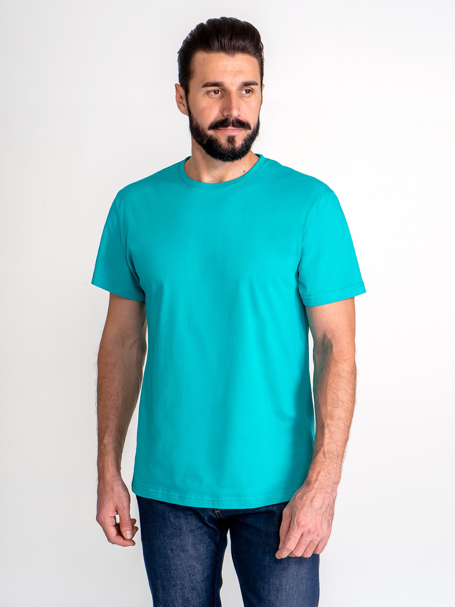 G145-RD-2011 (ментол) Футболка мужская короткий рукав