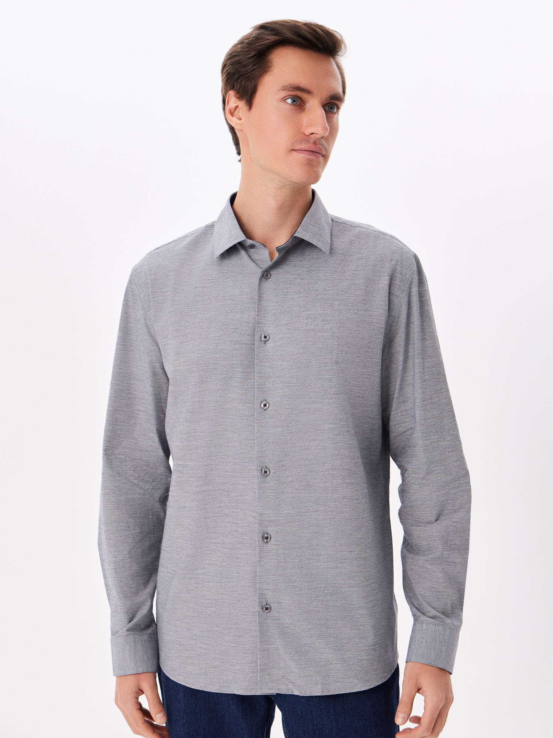 313/237/0615/ZN/1 STRETCH Сорочка мужская длинный рукав