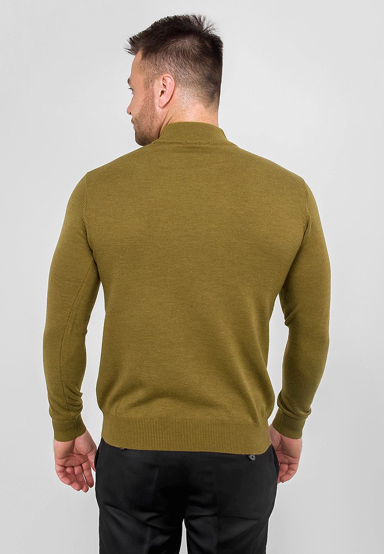 G122-05423 (горчичный) Джемпер мужской