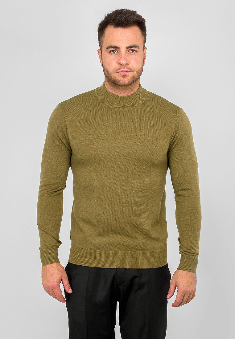 G122-05423 (горчичный) Джемпер мужской
