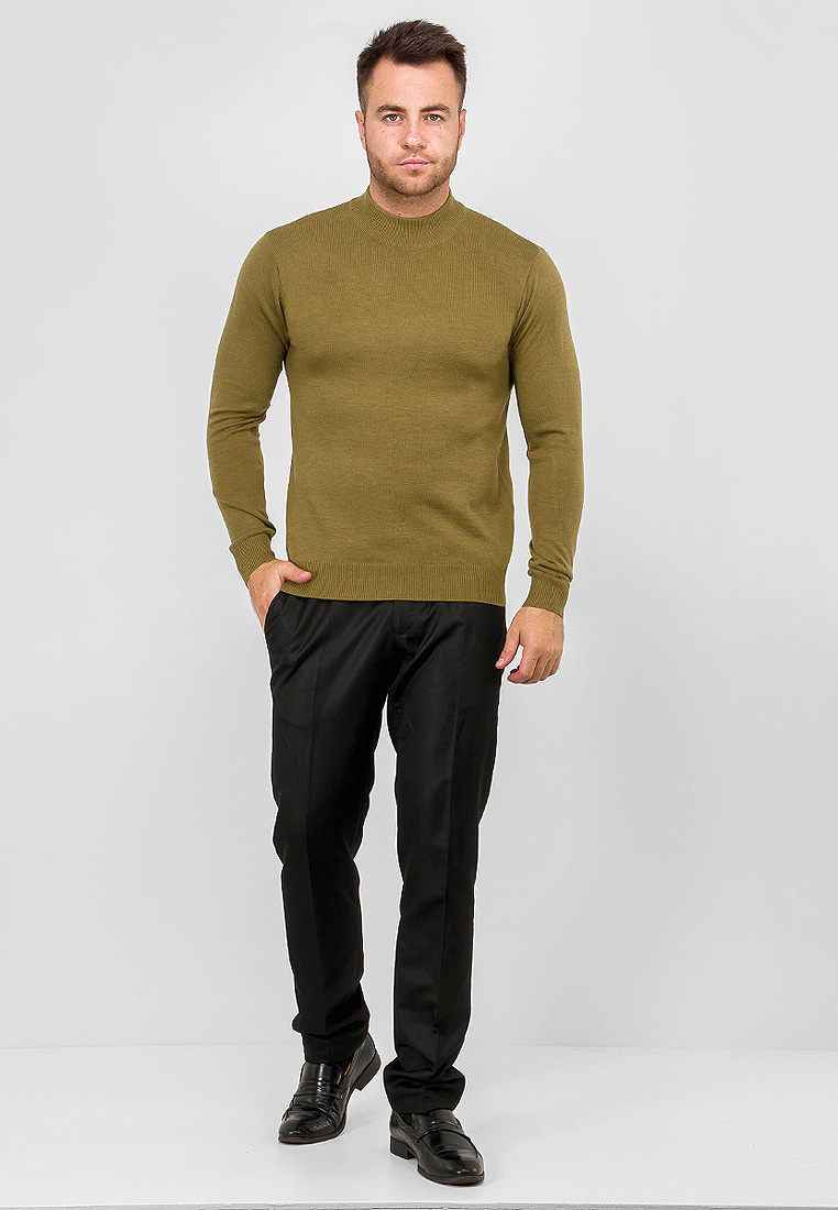 G122-05423 (горчичный) Джемпер мужской