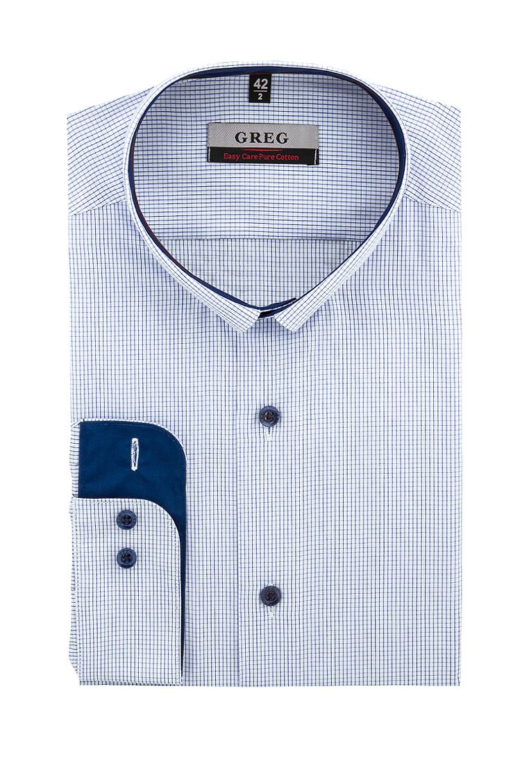 124/131/8198/Z/b/1p Сорочка мужская длинный рукав