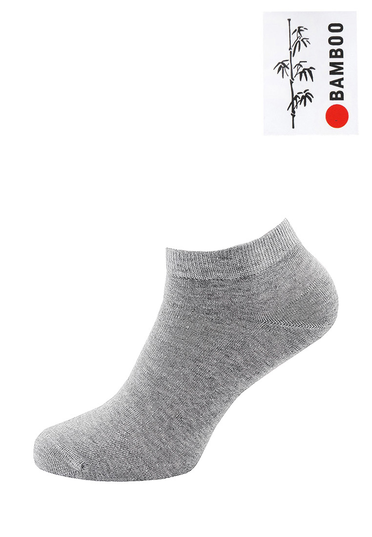 G-20/02 серый укороч. Носки мужские (в упаковке 5 пар)