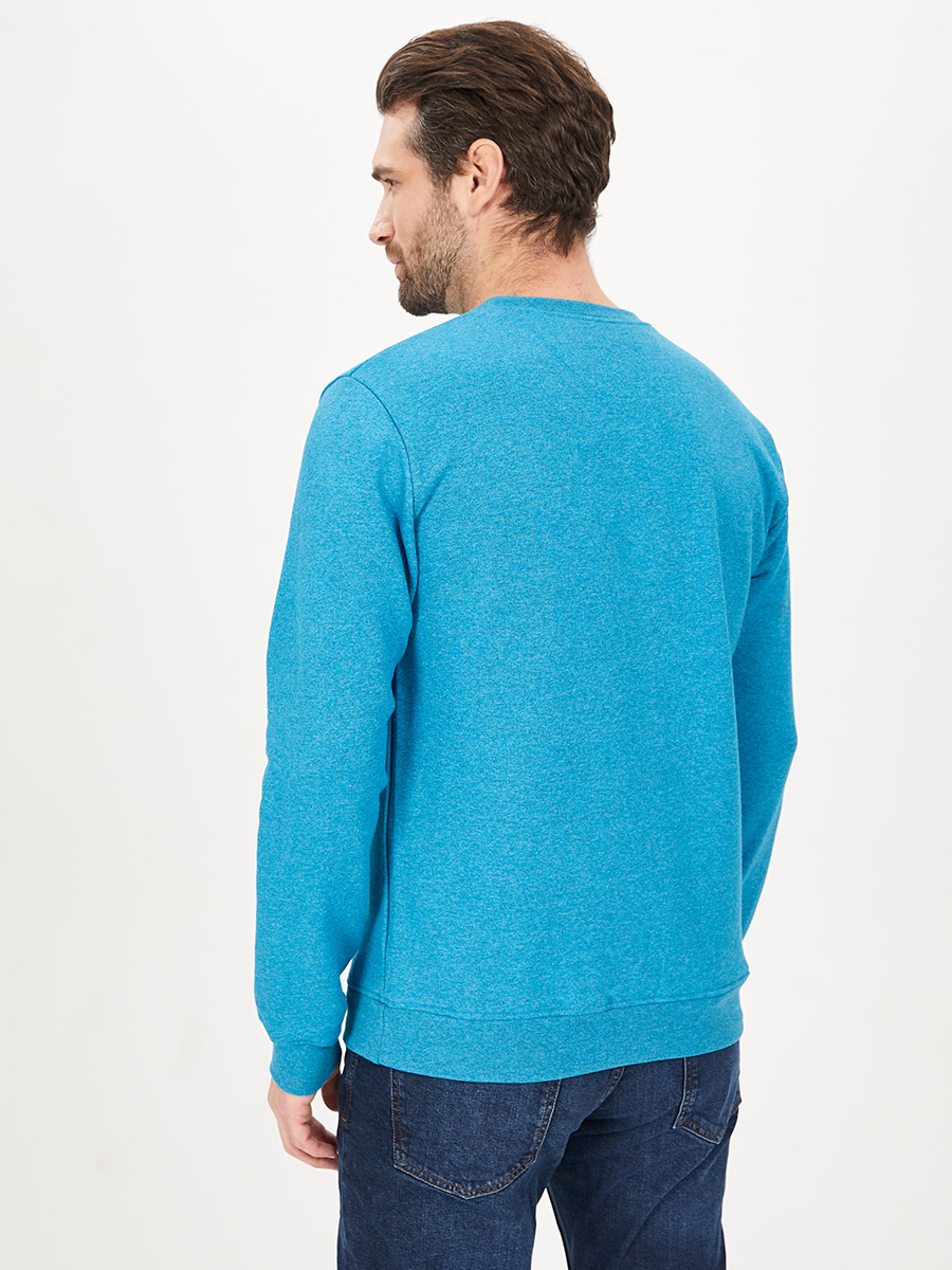 G121-RM-2002 (бирюза) Свитшот мужской
