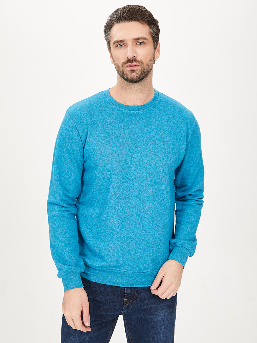 G121-RM-2002 (бирюза) Свитшот мужской