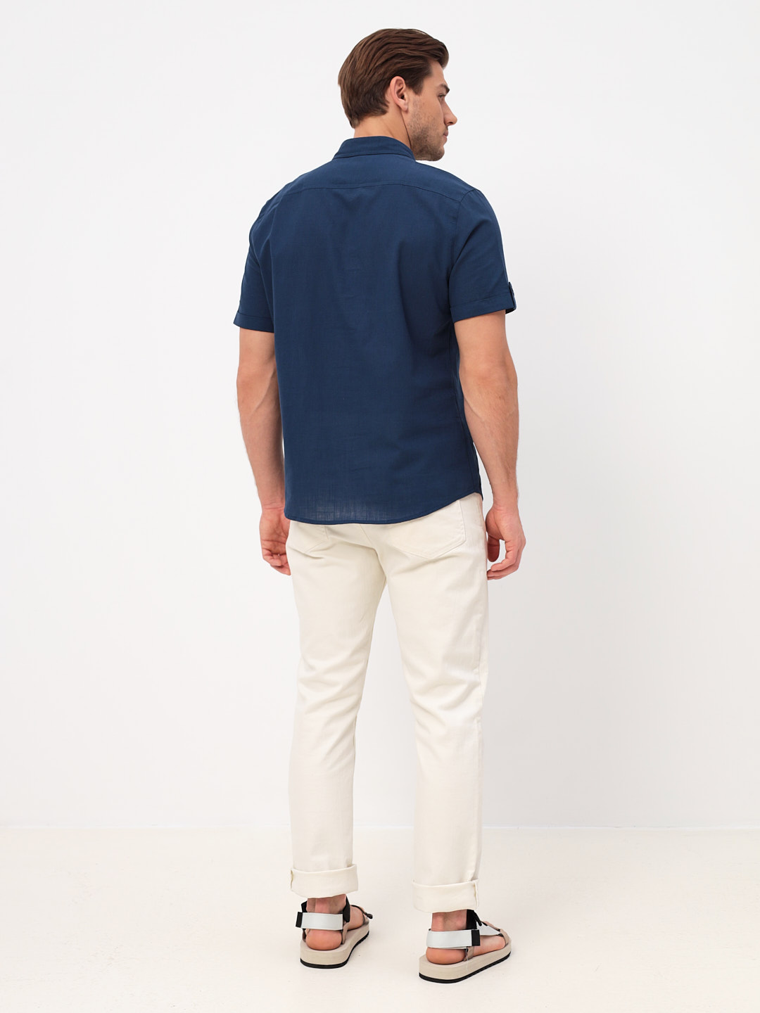 230/201/FLAM/ZS/KP Сорочка мужская короткий рукав