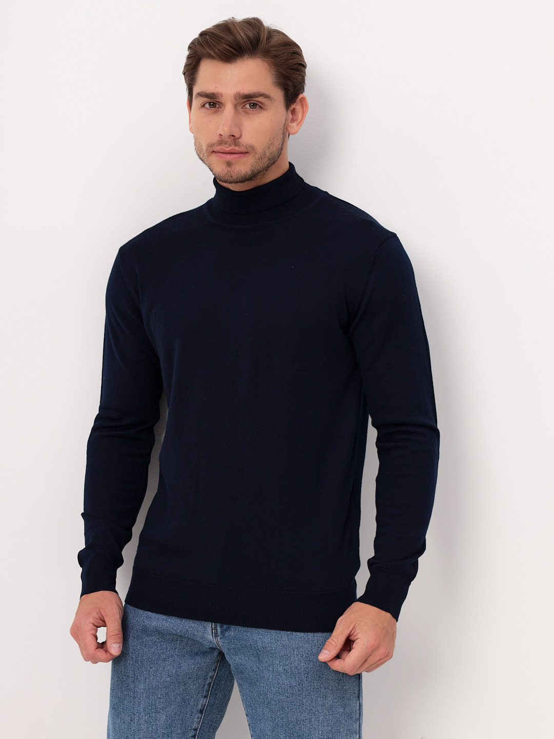 G123-AN231909А (т. синий) Джемпер мужской