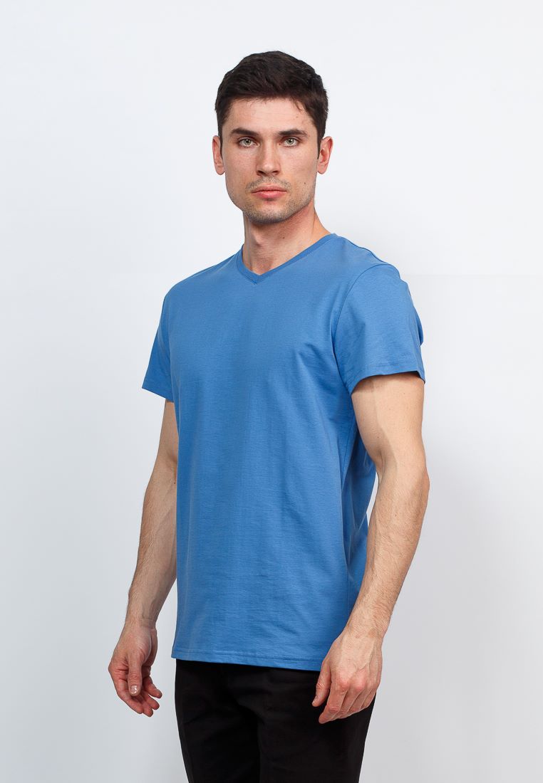 TS524V (джинс) Футболка мужская короткий рукав