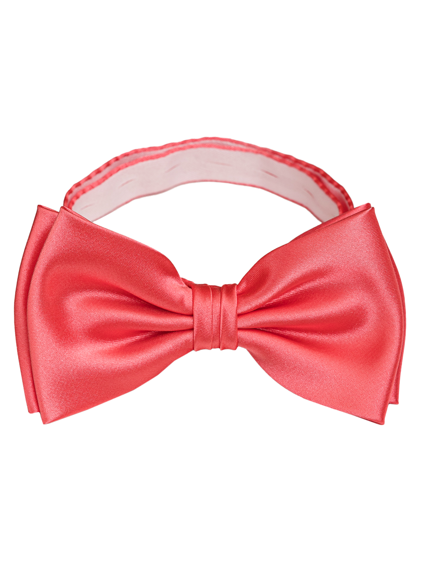 Greg-poly 18-коралл атлас 1.207 Галстук-бабочка мужской