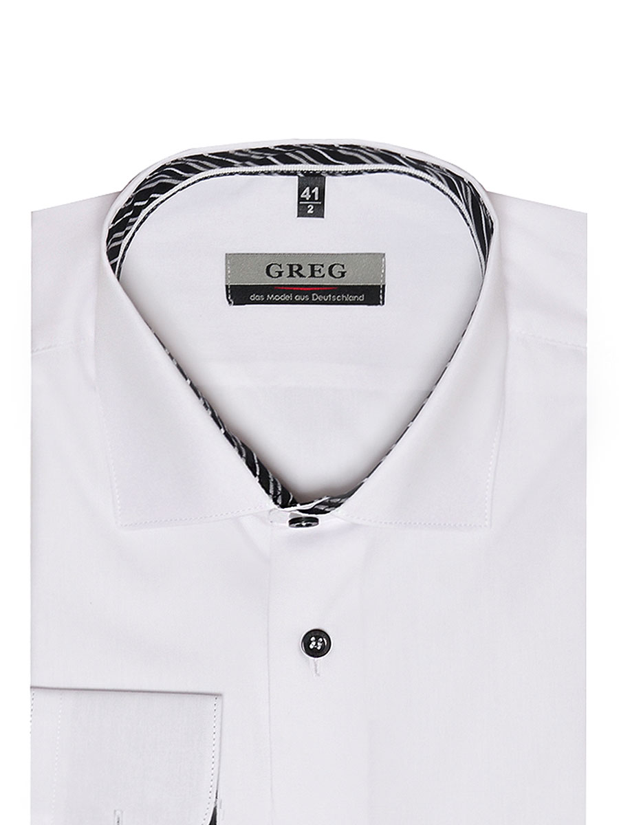 100/119/WH/14p Сорочка мужская длинный рукав