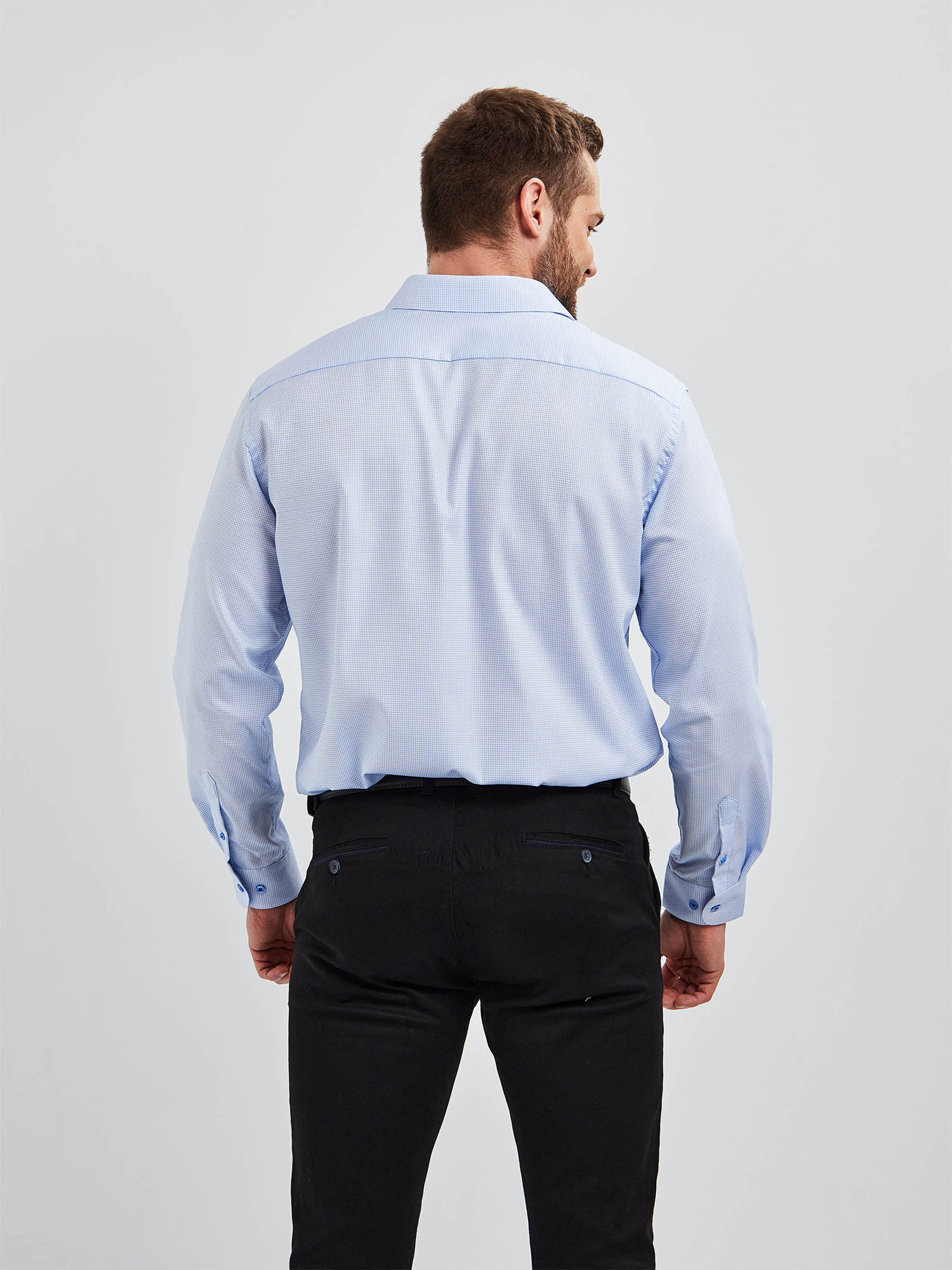 124/237/5806/ZN/1p STRETCH Сорочка мужская длинный рукав