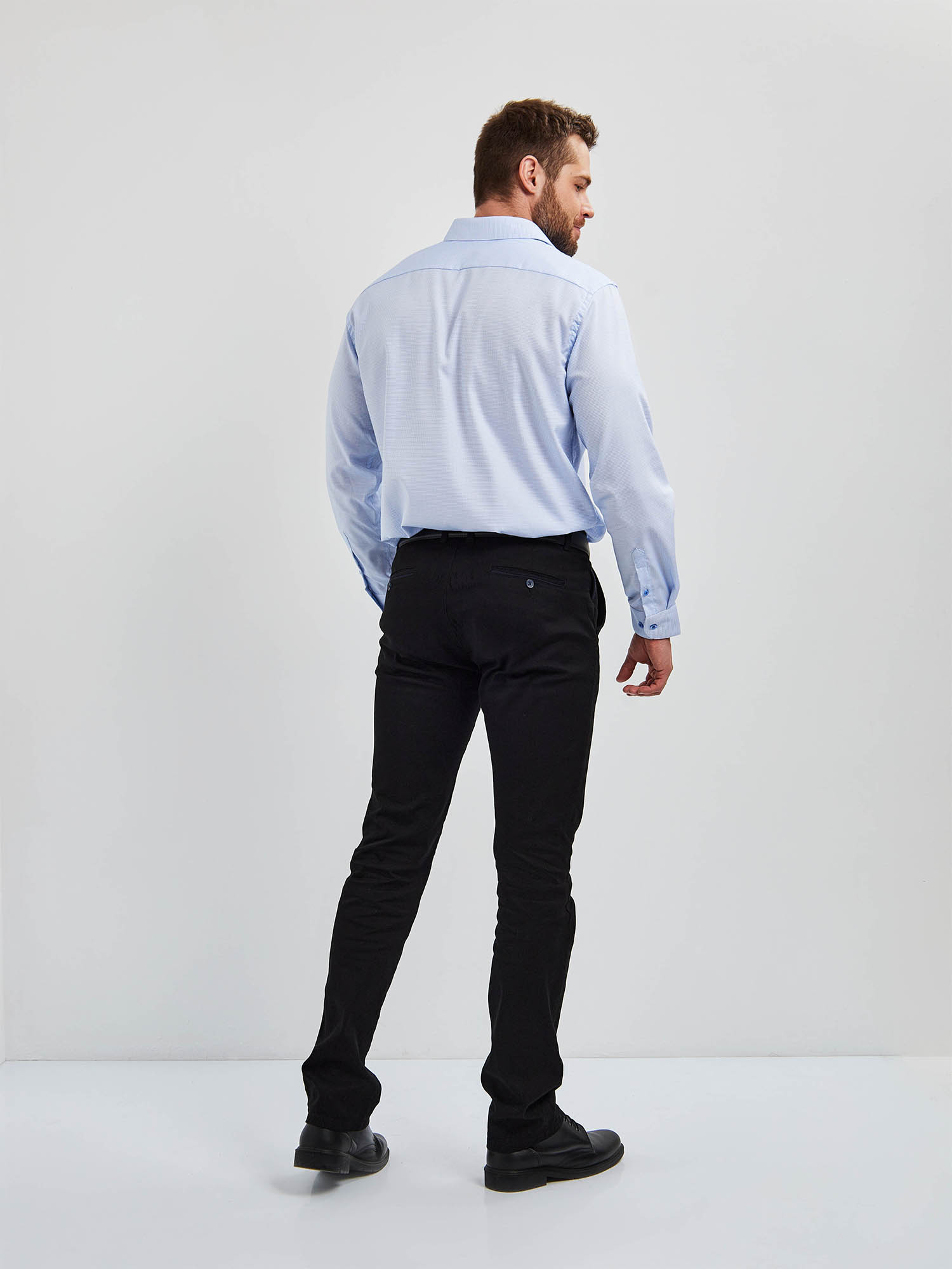 124/237/5806/ZN/1p STRETCH Сорочка мужская длинный рукав