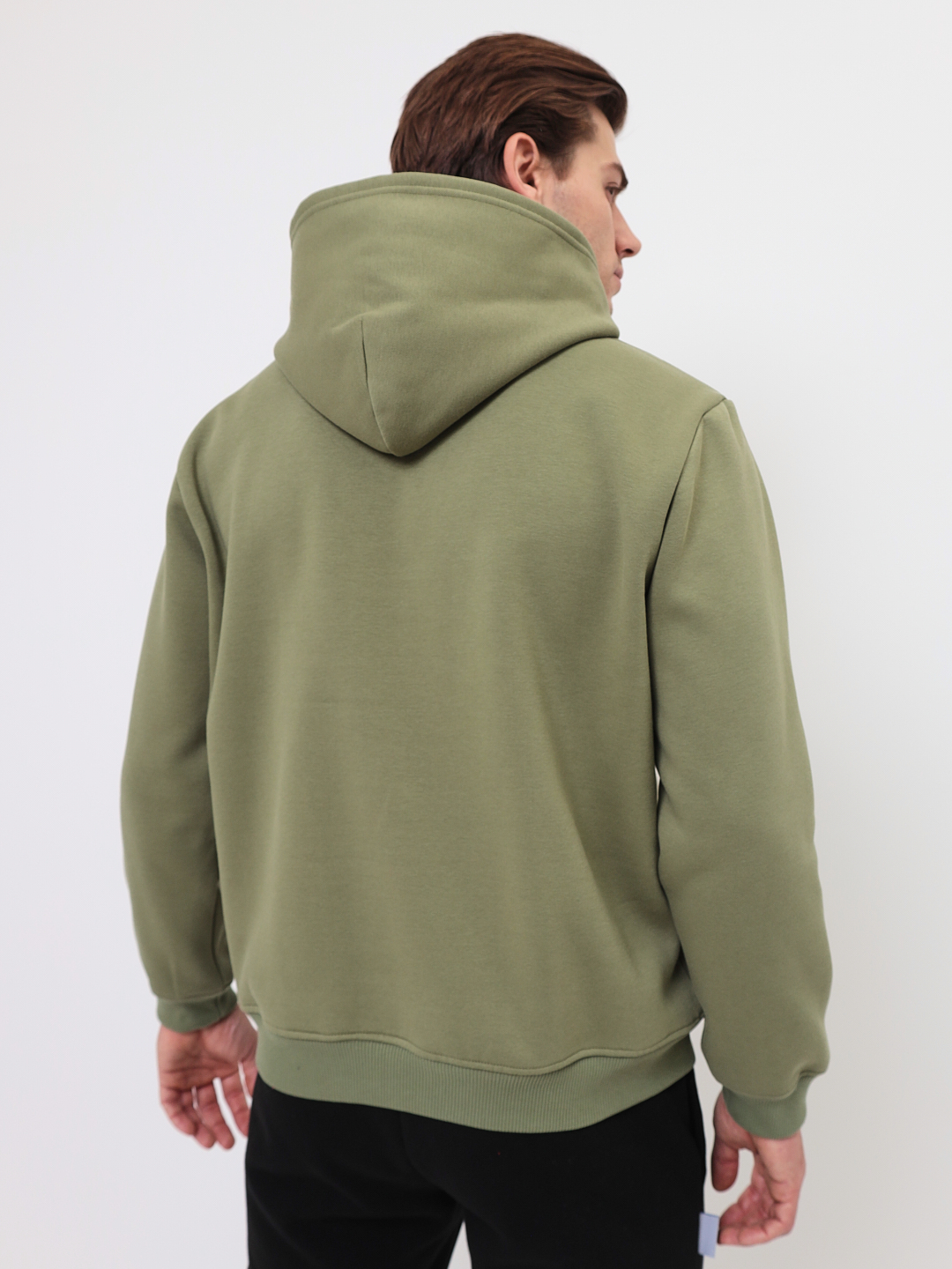 G171-OZ03B-23 (оливковый) Худи мужское