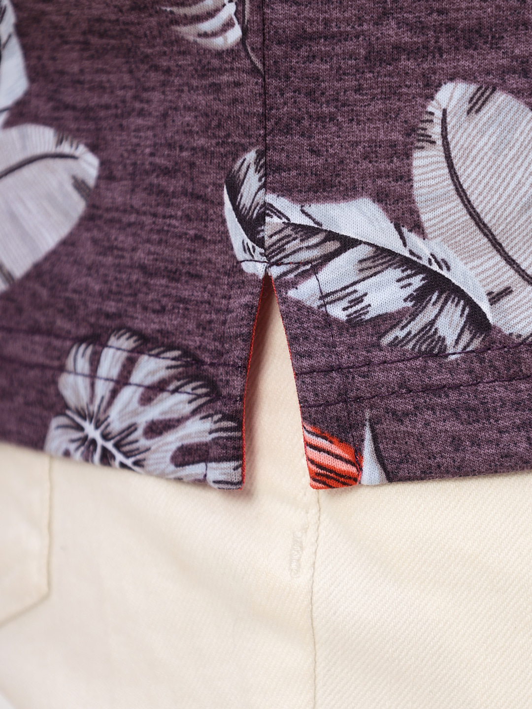 G144-KP1246T-UT17 (лист) Джемпер мужской с воротником поло короткий рукав