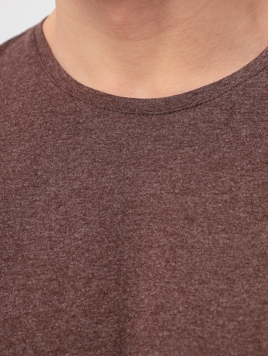 G145-KM-UT2757 (коричневый м.) Футболка мужская короткий рукав