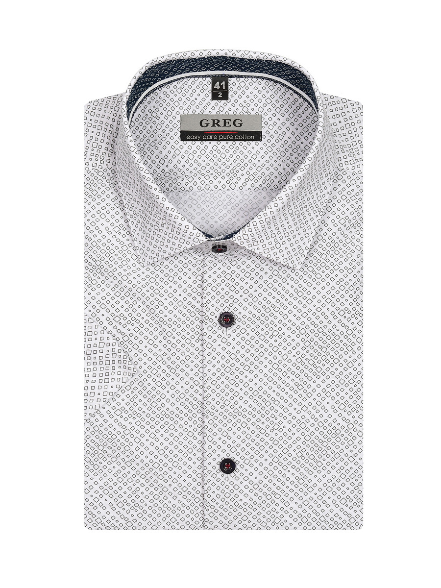 123/201/6801/Z/1p Сорочка мужская короткий рукав