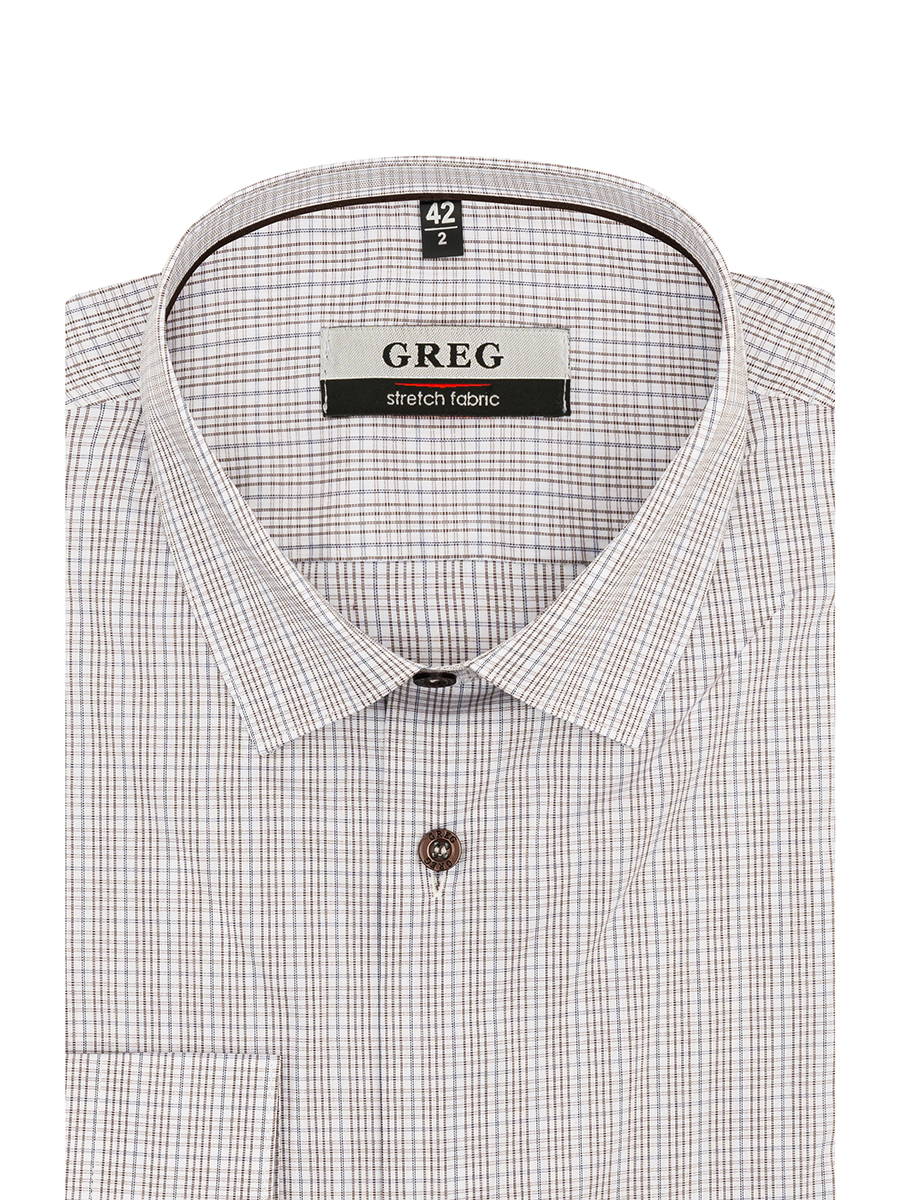 155/238/018/ZN/1p STRETCH Сорочка мужская длинный рукав