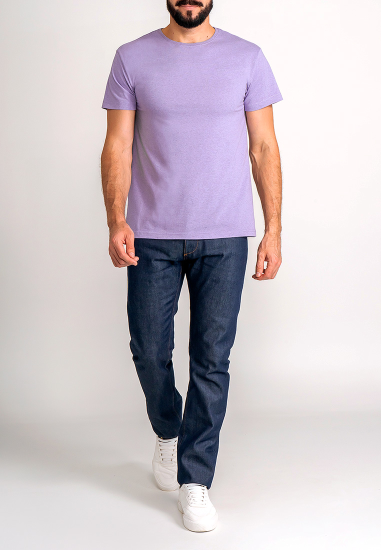 G145-RM-7001 (сирень м.) Футболка мужская короткий рукав