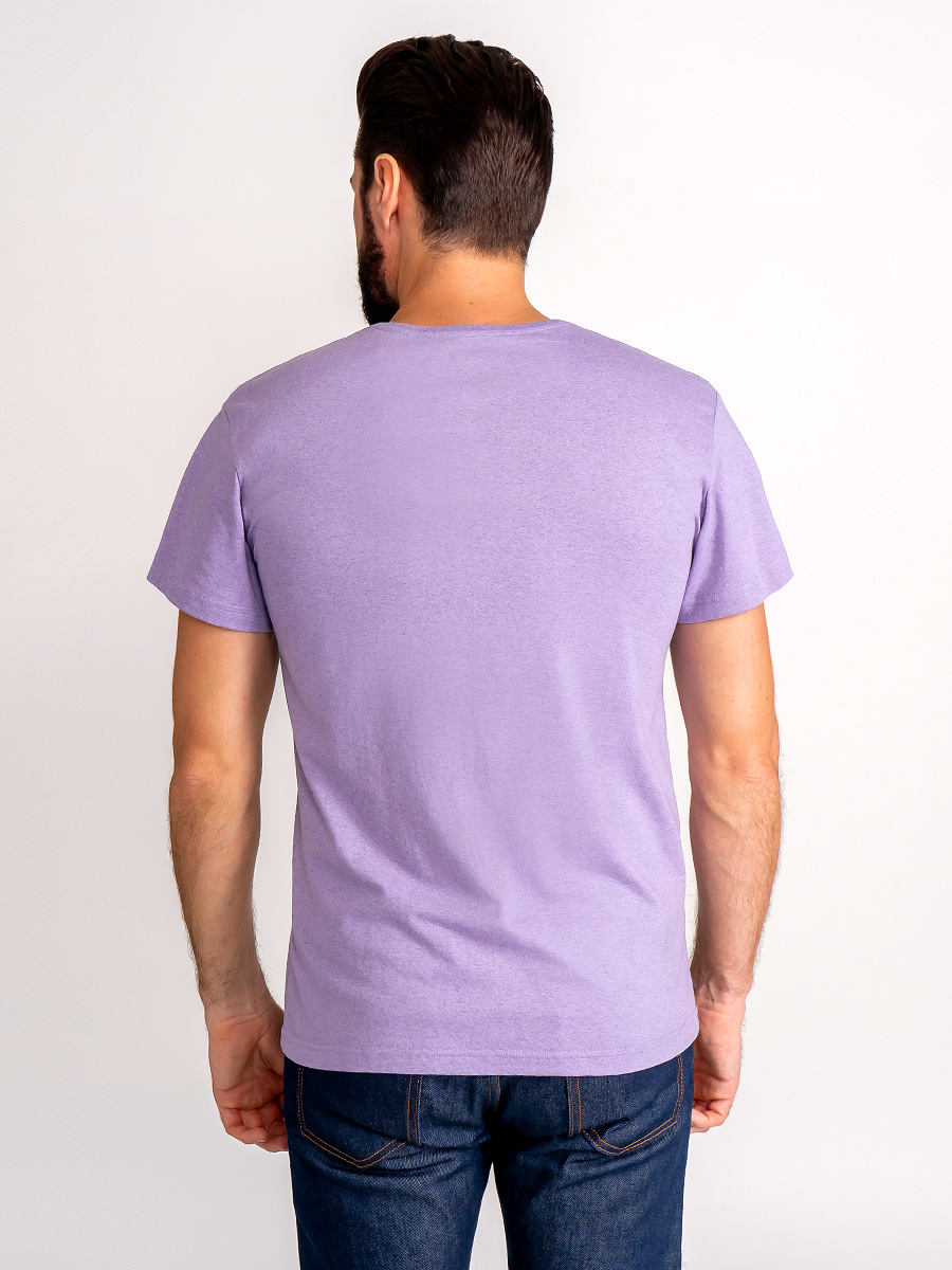 G145-RM-7001 (сирень м.) Футболка мужская короткий рукав