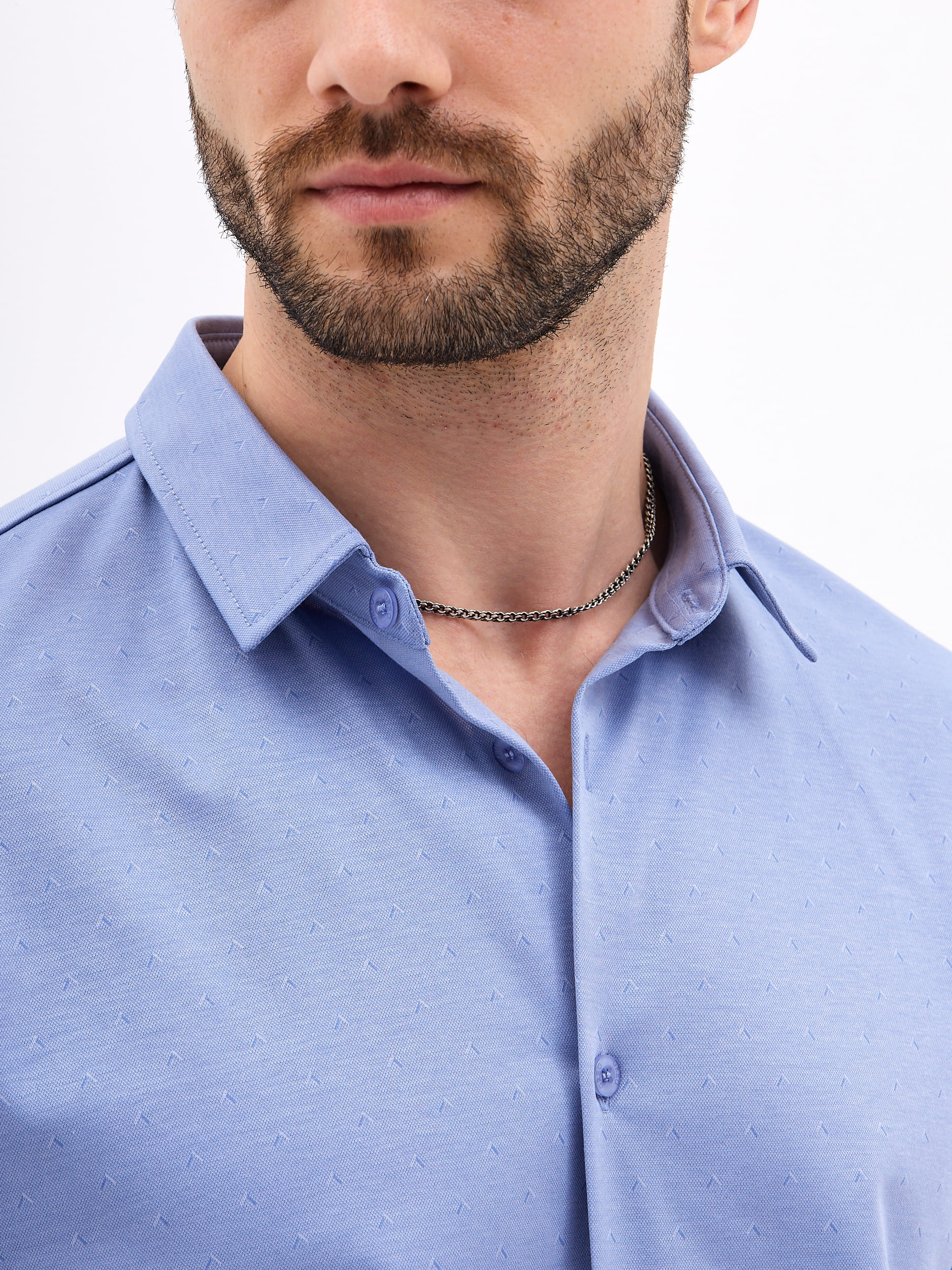 SK213/131/1322/ZN Рубашка трикотажная мужская