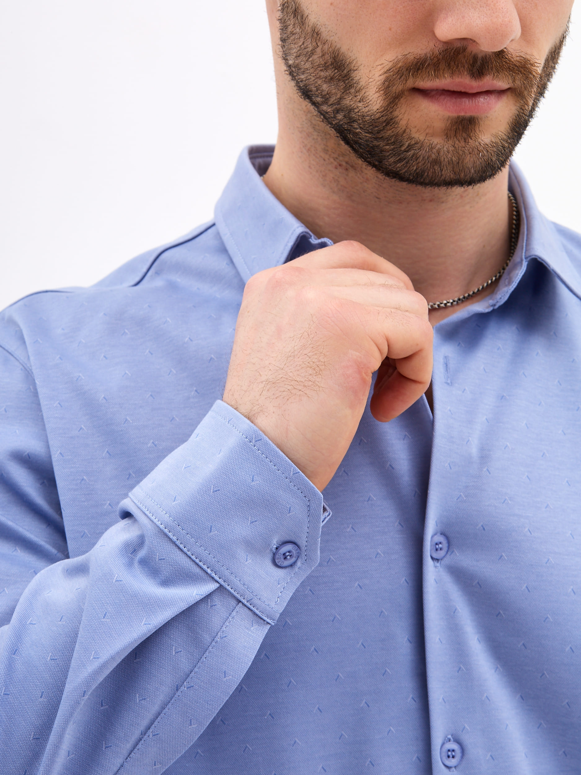 SK213/131/1322/ZN Рубашка трикотажная мужская