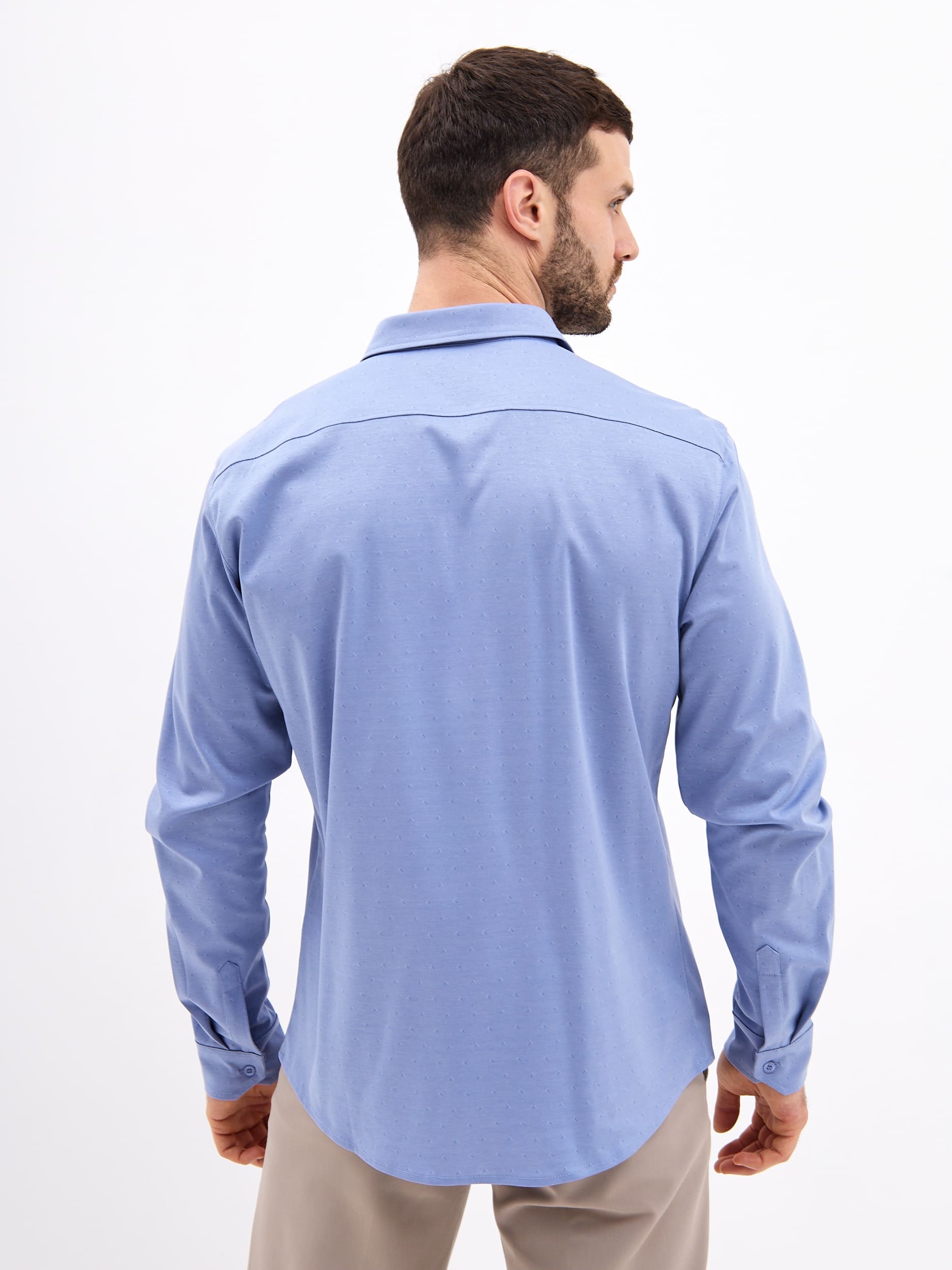 SK213/131/1322/ZN Рубашка трикотажная мужская